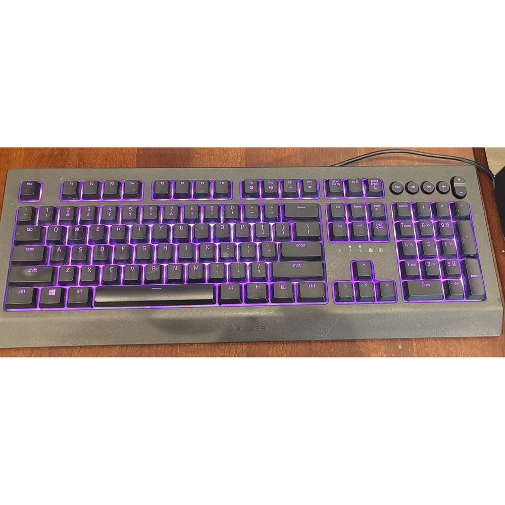 Razer Cynosa V2 Wired Gaming Keyboard RZ03-0340 RGB Tested Working